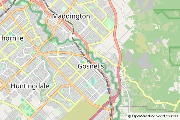 Mapa Gosnells