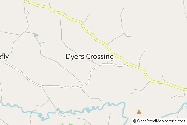 Mapa Dyers Crossing