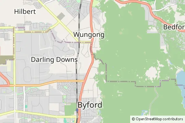 Mapa Darling Downs