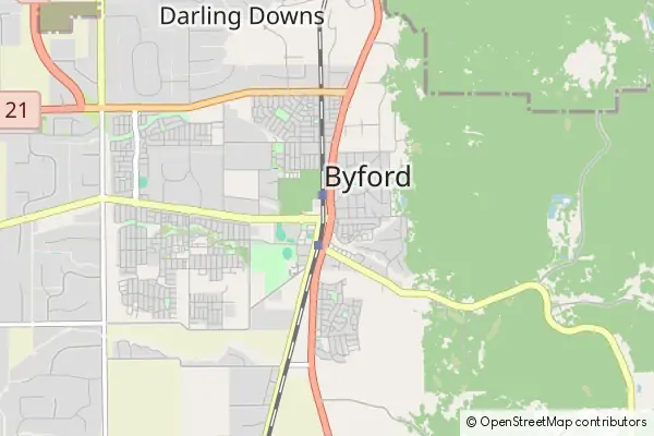 Mapa Byford