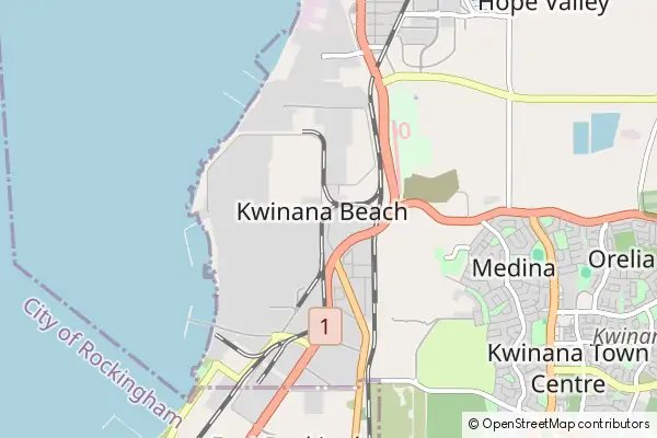 Mapa Kwinana