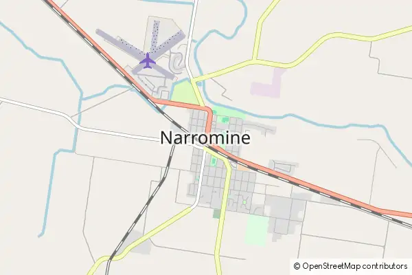 Mapa Narromine