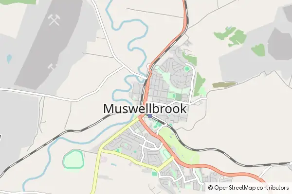 Mapa Muswellbrook