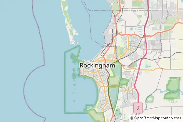 Mapa Rockingham