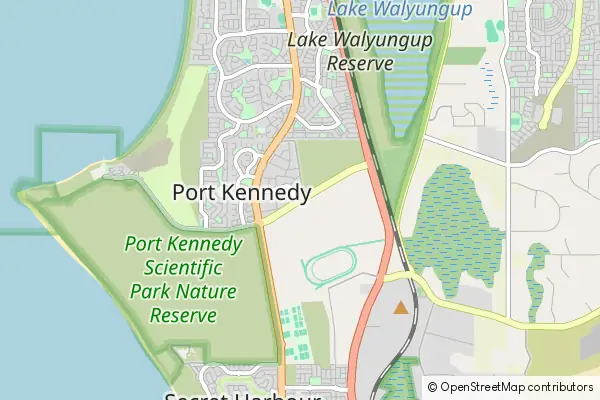 Mapa Port Kennedy