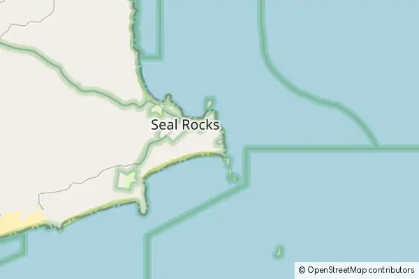 Mapa Seal Rocks