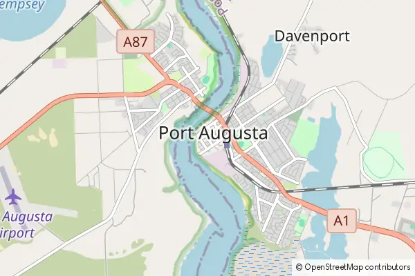 Mapa Port Augusta