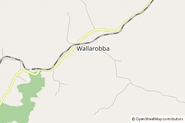 Mapa Wallarobba