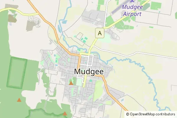 Mapa Mudgee
