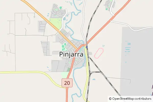 Mapa Pinjarra