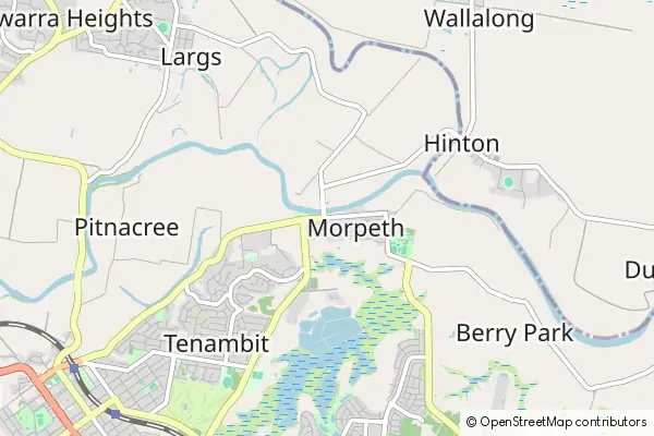 Mapa Morpeth