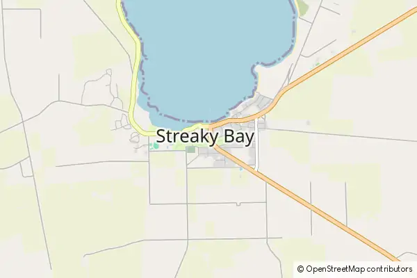 Mapa Streaky Bay