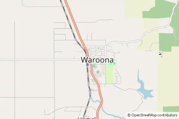 Mapa Waroona