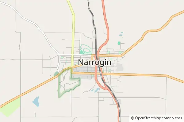 Mapa Narrogin