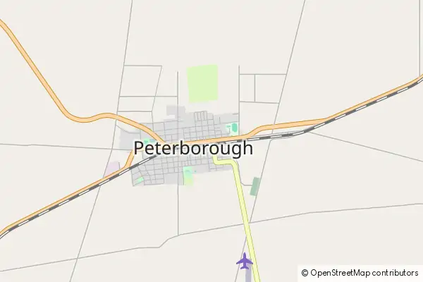 Mapa Peterborough