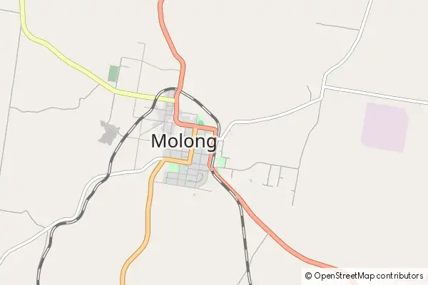 Mapa Molong