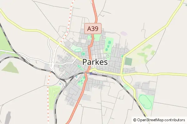Mapa Parkes
