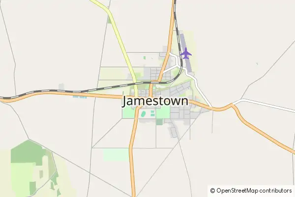 Mapa Jamestown