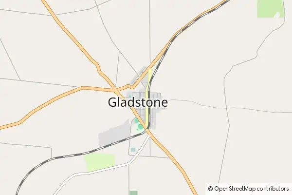 Mapa Gladstone