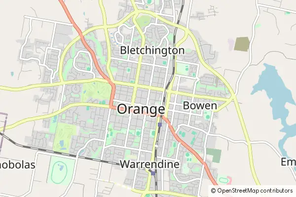 Mapa Orange