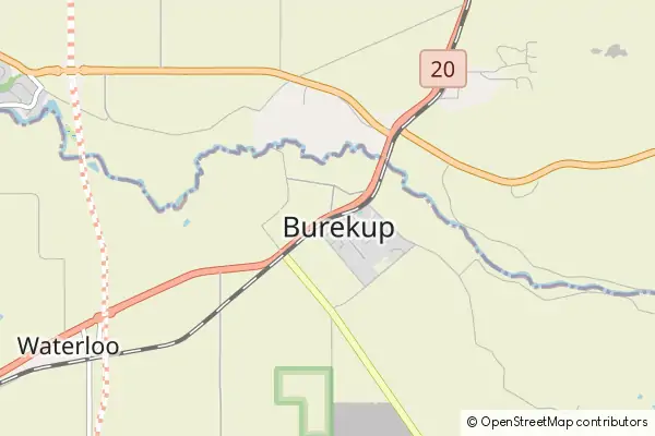 Mapa Burekup