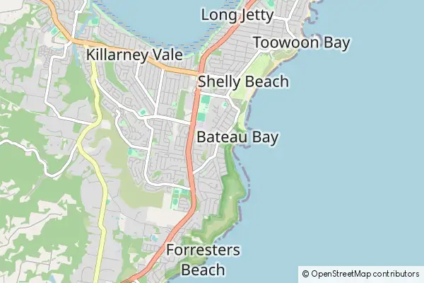 Mapa Bateau Bay