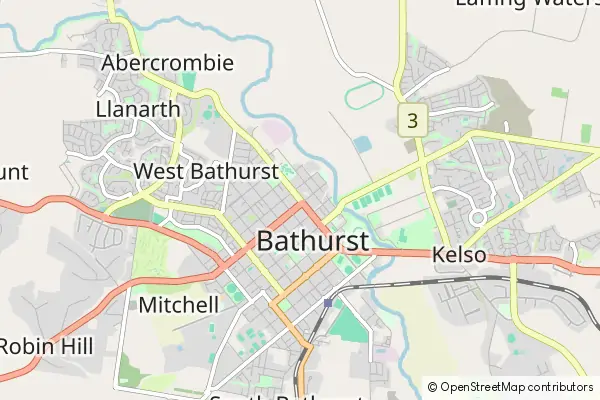 Mapa Bathurst