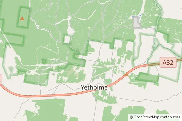 Mapa Yetholme