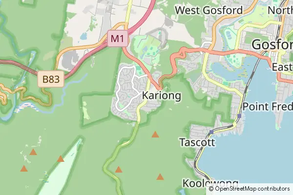 Mapa Kariong