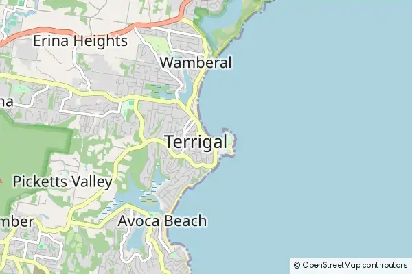 Mapa Terrigal