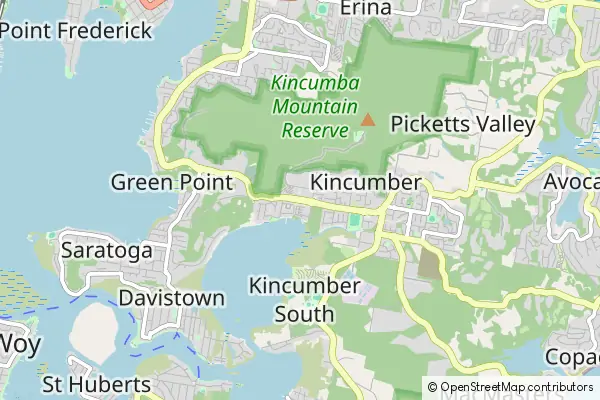 Mapa Kincumber