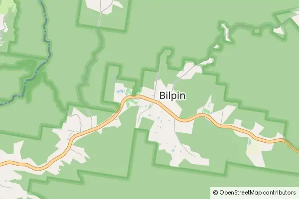 Mapa Bilpin