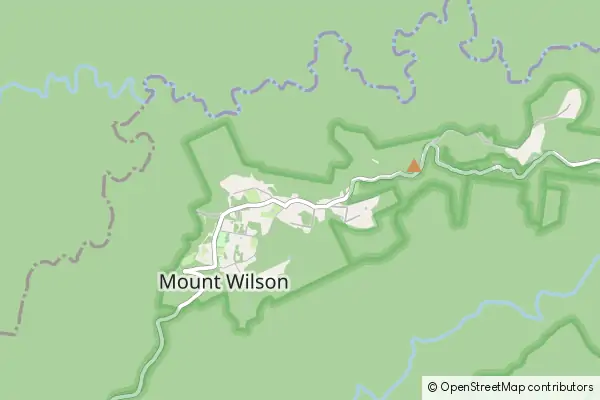 Mapa Mt Wilson