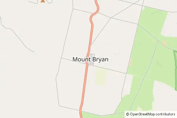 Mapa Mount Bryan