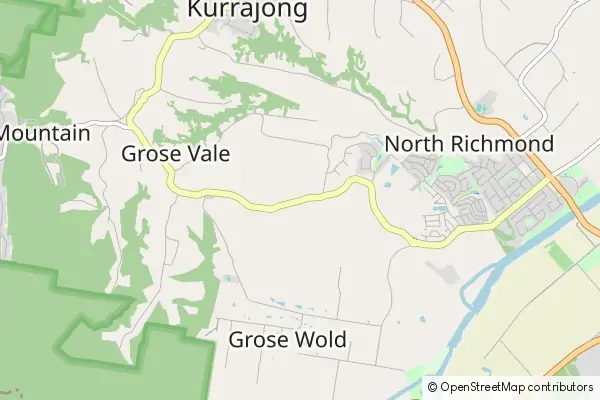 Mapa Grose Vale