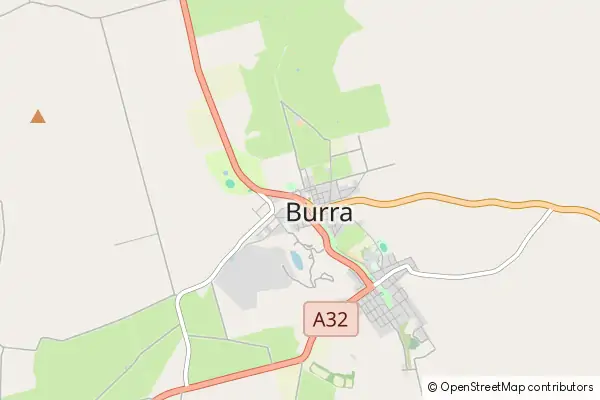 Mapa Burra