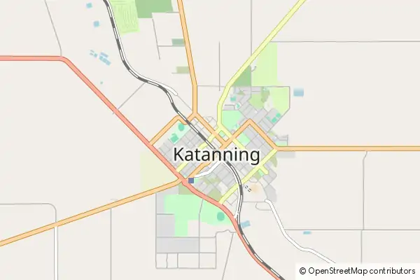 Mapa Katanning