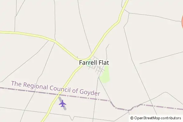 Mapa Farrell Flat