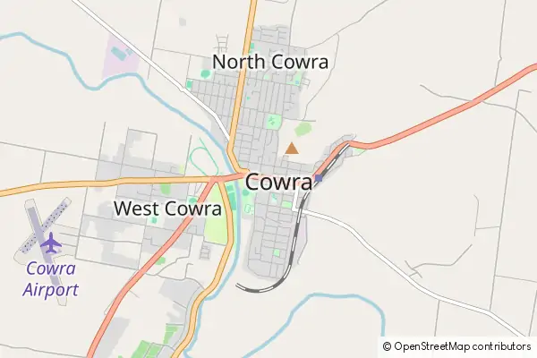 Mapa Cowra