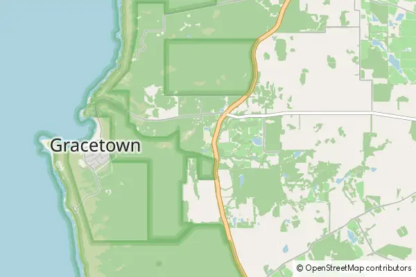 Mapa Gracetown