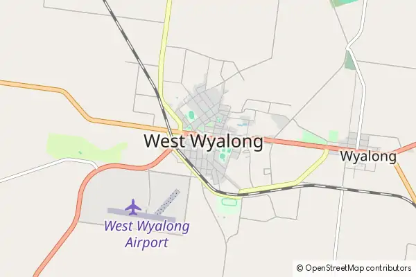 Mapa West Wyalong