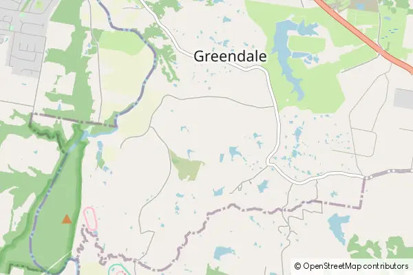 Mapa Greendale