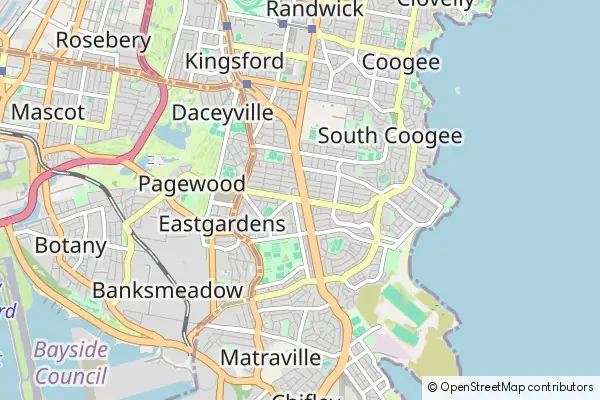 Mapa Maroubra