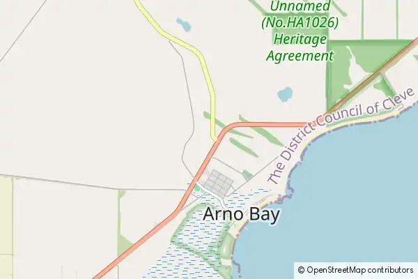 Mapa Arno Bay