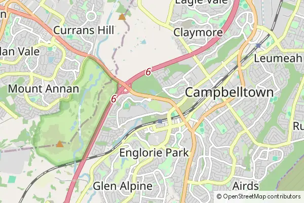 Mapa Campbelltown