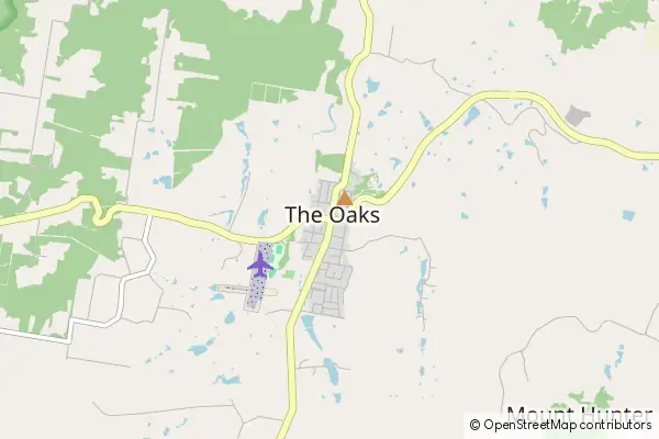 Mapa The Oaks