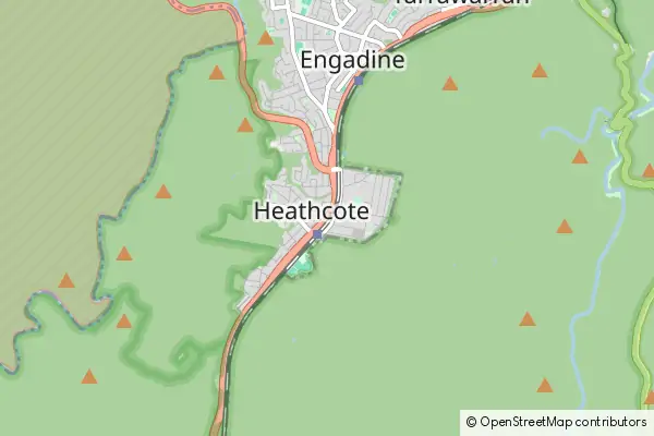 Mapa Heathcote