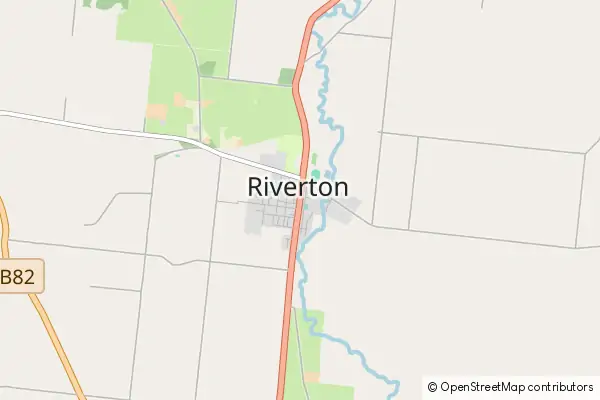 Mapa Riverton