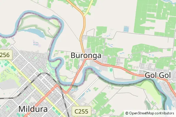 Mapa Buronga