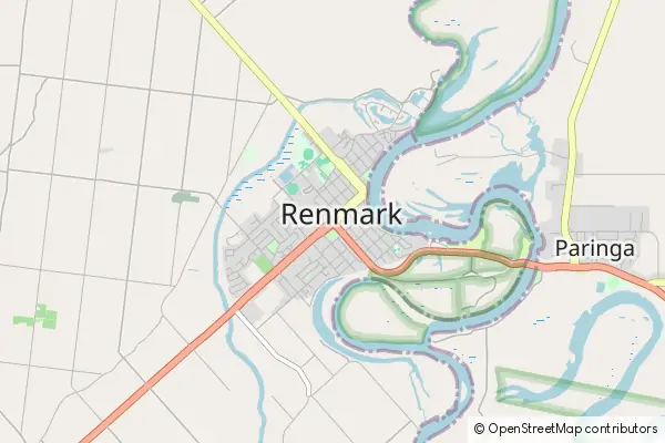 Mapa Renmark